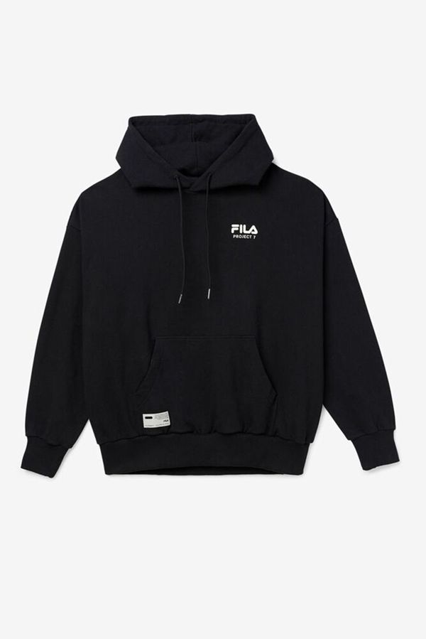 Fila Project 7 Designer Men's Hoodies - Black,NZ 374-73506